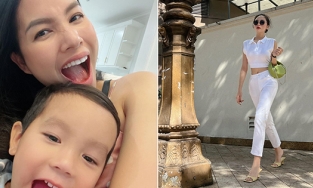 Hôm qua sao làm gì (5/11): Phạm Hương giản dị bên con trai, Kỳ Duyên tự tin khoe eo thon
