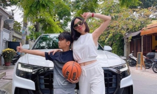 Đức Huy tặng con trai 10 tuổi siêu xe còn Lệ Quyên chấp nhận 'đóng vai Cám' để con nên người