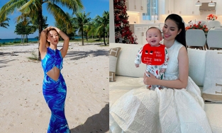 Hôm qua sao làm gì (2/12): Phạm Hương tươi rói bế con trong biệt thự, Quỳnh Anh Shyn đón tuổi mới