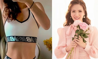 MC Đan Lê khoe vóc dáng ngọt ngào ở tuổi U40 nhờ ăn tập 3 năm