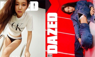 Mặc thiên hạ ồn ào vụ V (BTS) follow nhầm, Jennie bỏ túi thêm 8 trang bìa Dazed Korea 