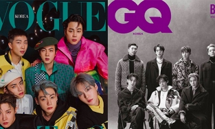 BTS trở thành nhóm nhạc đầu tiên được góp mặt trong số khai niên của tạp chí Vogue và GQ Korea