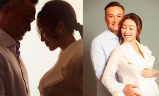 Chi Bảo 'lên đồ' 2 tiếng nhưng chỉ chụp cùng vợ bầu 5 phút là đòi về