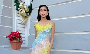 Đỗ Thị Hà trần tình về mái tóc rối khi đến thăm văn phòng chính phủ Puerto Rico 