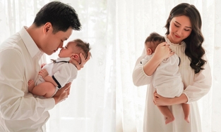 Phan Thành lần đầu khoe cận cảnh 'người thừa kế', khẳng định: 'Con là món quà tuyệt vời nhất'