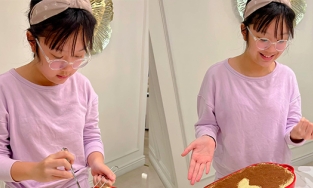 Sướng như MC Diệp Chi, có con gái đảm đang, 'chiều' mọi nhu cầu bánh trái của mẹ