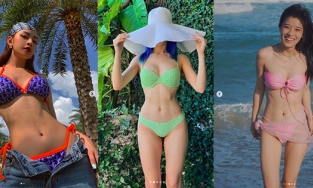 Cuộc đua bikini sát Tết của sao Việt: Hoàng Yến Chibi thanh mảnh, Chi Pu nóng bỏng và khỏe khoắn