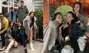 'Mẹ bỉm sữa' Phanh Lee tụ tập cùng hội bạn thân, tiết lộ dự định có thêm em bé