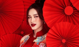 Đỗ Thị Hà sắc sảo thoát mác gái quê trong bộ ảnh Tết