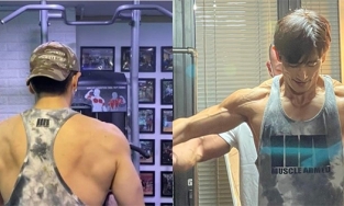 55 tuổi, Cha In Pyo hồi xuân với thân hình khiến các đàn em đôi mươi phải tránh sang một bên