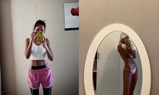 H'Hen Niê đăng ảnh chưa mặc gì bước ra từ nhà tắm, không dám đi ăn cùng Kim Duyên vì sợ mập