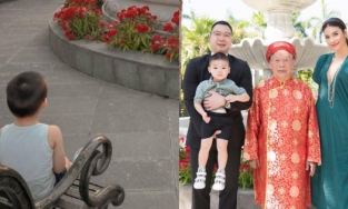 Lan Khuê khoe con, tiện thể khoe luôn biệt thự to như cung điện