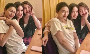 Từ Hy Viên xuất hiện hậu tái hôn với người tình thủa đôi mươi, mặt mộc ở tuổi 47 gây chú ý