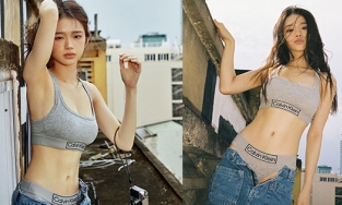 Linh Ka cởi cúc quần, khoe nội y nóng bỏng không kém Jennie (BLACKPINK)