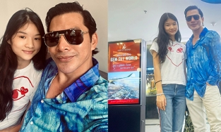 Con gái Trần Bảo Sơn càng lớn càng xinh, để mặt mộc 100% vẫn ra dáng tiểu mỹ nhân 