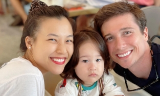 Hoàng Oanh và chồng Tây nhiều lần bất đồng trong việc nuôi dạy con trước khi ly hôn