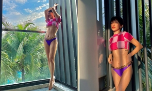 Tóc Tiên lại khiến mùa hè rực cháy khi khoe chân ngực và rãnh eo đẹp như tranh vẽ