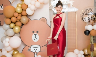 Á hậu Thanh Tú được chồng triệu phú tổ chức sinh nhật hoành tráng tại biệt thự