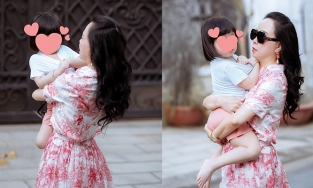 Hôm qua sao làm gì (25/4): Con gái 3 tuổi của Quách Ngọc Ngoan bụ bẫm trong vòng tay mẹ