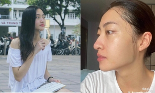 Á hậu Ngọc Thảo cố tình đăng ảnh mặt mộc nhợt nhạt của Lương Thùy Linh nhưng gặp phản ứng ngược