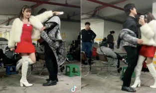 Vân Vân - sếp Phong 'Thương ngày nắng về' nhảy dẻo như vũ công, kết hợp vô cùng ăn ý