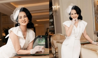 NSND Lan Hương nhận cơn mưa lời khen thì lên đồ lộng lẫy như phu nhân quý tộc