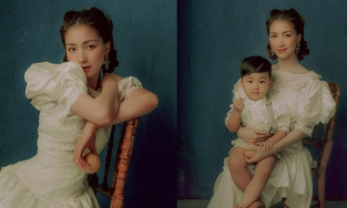 'Mẹ đơn thân' Hòa Minzy hóa thiếu phụ trong tranh Phục Hưng mừng tuổi 27