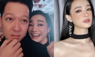 Nhã Phương xuất hiện khác lạ, không ai nhận ra vợ Trường Giang