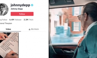 Johnny Depp lập tài khoản TikTok, 1 ngày đạt 7 triệu follow