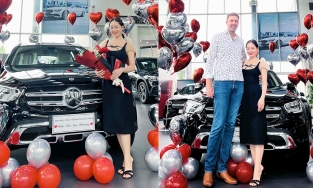 Lan Phương tậu xe hơi mới vì chồng chân quá dài, dàn sao “Thương ngày nắng về” kéo vào đòi khao