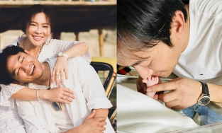 Quý Bình đăng ảnh âu yếm con trai ngay sau khi vợ đại gia nói lời cay đắng