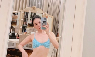 Lệ Quyên chạy show bận tới nỗi phải mua đồ bơi mặc để tự ngắm cho đỡ nghiền