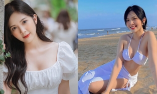 Nhan sắc ngọt ngào, quyến rũ của hot girl cao 1m53 đóng 'Lối nhỏ vào đời'