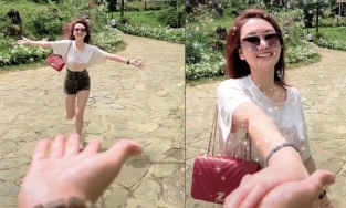 Đình Tú đăng ảnh nắm tay người lạ, Hương Giang cũng tung clip chạy đến với ai đó