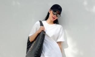 Minh Hằng tất bật rời chỗ làm về nấu cơm tối cho chồng