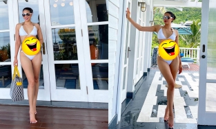 Phạm Hương tung ảnh HD chân thực, chứng minh không có bầu lần ba