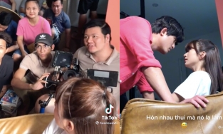 Hậu trường cảnh hôn của Doãn Quốc Đam - Ngọc Huyền: Cả một 'rừng người' nhìn