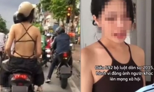 Cô gái mặc 'thiếu vải' ở Xã Đàn đích thân quay clip phản hồi: 'Thích thì mặc'