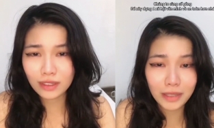 Cô gái mặc áo 'thiếu vải' trên đường Xã Đàn chia tay bạn trai vì ồn ào