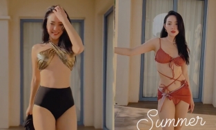 Đi trăng mật với chồng, Minh Hằng mặc đồ khiến fan che mặt không dám nhìn