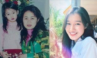 Ảnh thời cấp 3 của Á hậu Phương Nhi: Không son phấn vẫn như lúc đăng quang