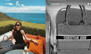 Phanh Lee mua túi hiệu đắt đỏ nhưng nhìn họa tiết chẳng khác gì mặt ghế bình dân