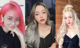 Bộ sưu tập màu tóc của các nữ streamer: Tưng bừng rực rỡ sắc màu
