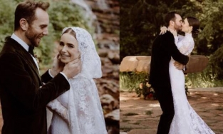 Lily Collins kết hôn với bạn trai đạo diễn trong đám cưới lãng mạn 