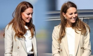 Công nương Kate lại xuất hiện giữa tin mang thai lần 4, vóc dáng gọn gàng