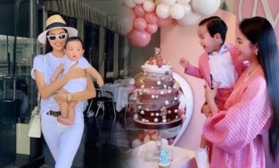 Sinh con thứ 2 rồi Phạm Hương mới làm điều này với con trai đầu lòng