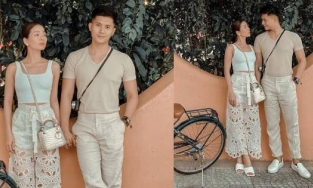 Lệ Quyên khoe ảnh bên Lâm Bảo Châu, khẳng định cao 1m63 chứ không phải 1m55