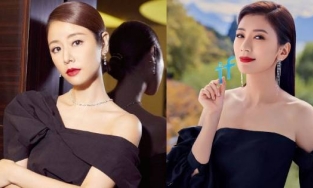 Lâm Tâm Như đưa chồng đến dự sinh nhật tình địch một thời Giả Tịnh Văn