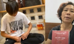 Mẫu sổ tiết kiệm Techcombank của mẹ Hồ Văn Cường được mở vào năm nào?