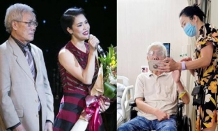 Bố ca sĩ Thu Phương đột ngột qua đời, chồng cũ Huy MC xót xa